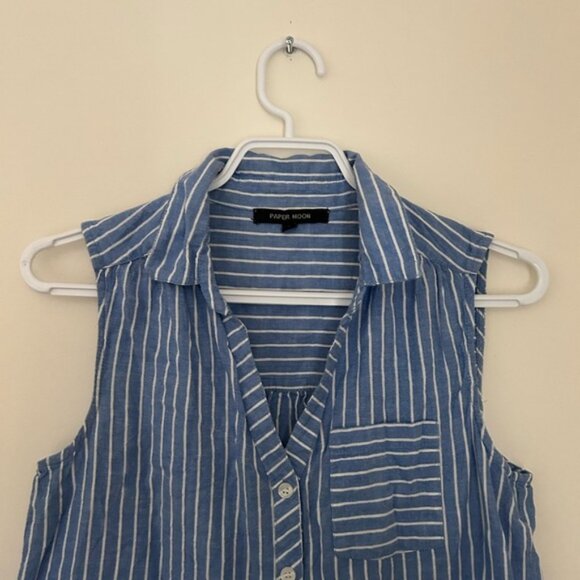 Blue Striped Tank Top - Picture 4 of 5